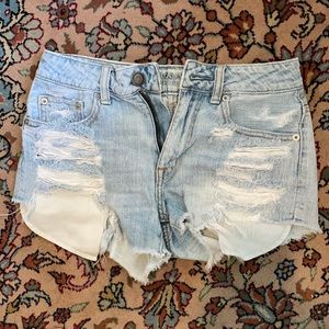 American eagle jean shorts